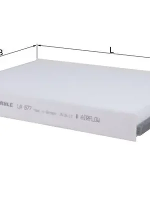 Filtr, vzduch v interiéru MAHLE ORIGINAL LA877 Koupit Online