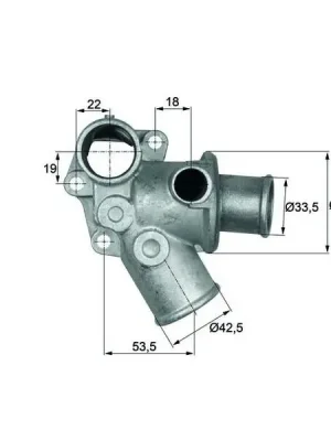 Termostat, chladivo MAHLE TI 73 80D Výprodej