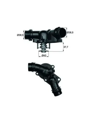 Termostat, chladivo MAHLE TM 13 97 Výhodná Nabídka