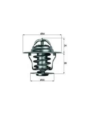 Speciální Cena Termostat, chladivo MAHLE TX 11 92D
