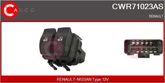 Koupit Online Spínač, zvedací zařízení oken CASCO CWR71023AS