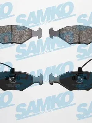 Oblíbený Sada brzdových destiček, kotoučová brzda SAMKO 5SP1204