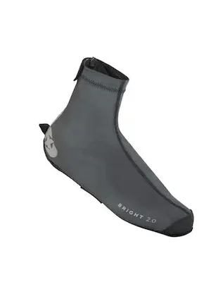 Dokud Zásoby Vydrží voděodolné návleky přes cyklo boty a tretry BRIGHT SHOES 2.0, OXFORD (černé reflexní, vel. M)