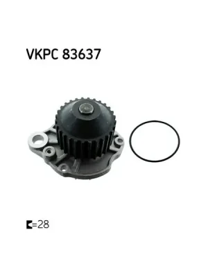 Vodní čerpadlo, chlazení motoru SKF VKPC 83637 Akční Nabídka