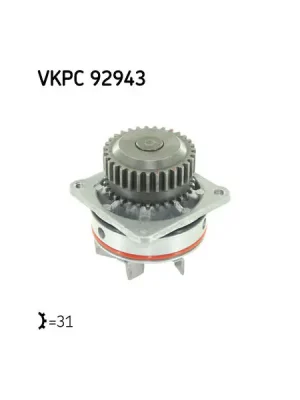 Vodní čerpadlo, chlazení motoru SKF VKPC 92943 Výhodná Nabídka