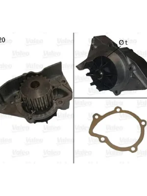 Vodní čerpadlo, chlazení motoru VALEO 506530 Tovární Cena