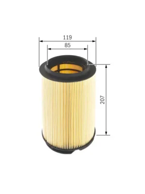 Vzduchový filtr BOSCH F 026 400 299 Nejlepší Volba