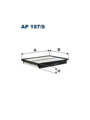 Nejprodávanější Vzduchový filtr FILTRON AP 197/9
