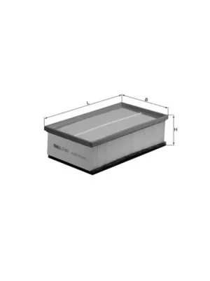 Akční Cena Vzduchový filtr MAHLE LX 1497