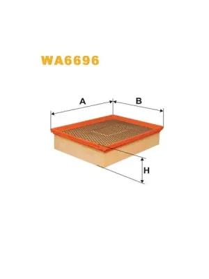 Vzduchový filtr WIX FILTERS WA6696 Rychlé Dodání