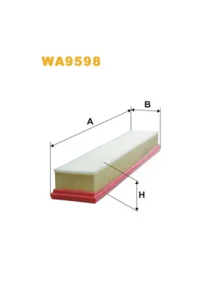 Vzduchový filtr WIX FILTERS WA9598 Omezená Nabídka