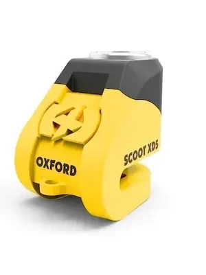zámek kotoučové brzdy Scoot XD5, OXFORD (žlutý/černý, průměr čepu 6 mm) Pouze Dnes