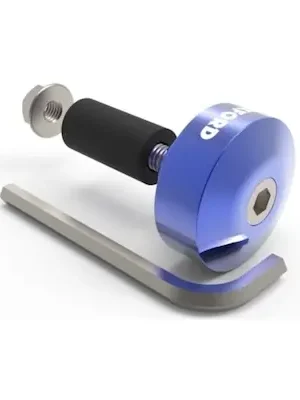 Dokud Zásoby Vydrží závaží řídítek Bar Ends 1 s redukcí pro vnitřní průměr 13 a 18 mm (vnější 22 a 28,6 mm), OXFORD (modrý elox, pár)