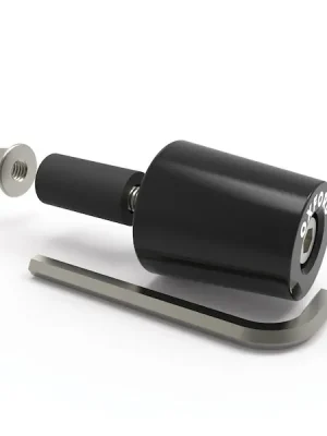 Levný závaží řídítek Bar Ends 3 s redukcí pro vnitřní průměr 13 a 18 mm (vnější 22 a 28,6 mm), OXFORD (černé, pár)
